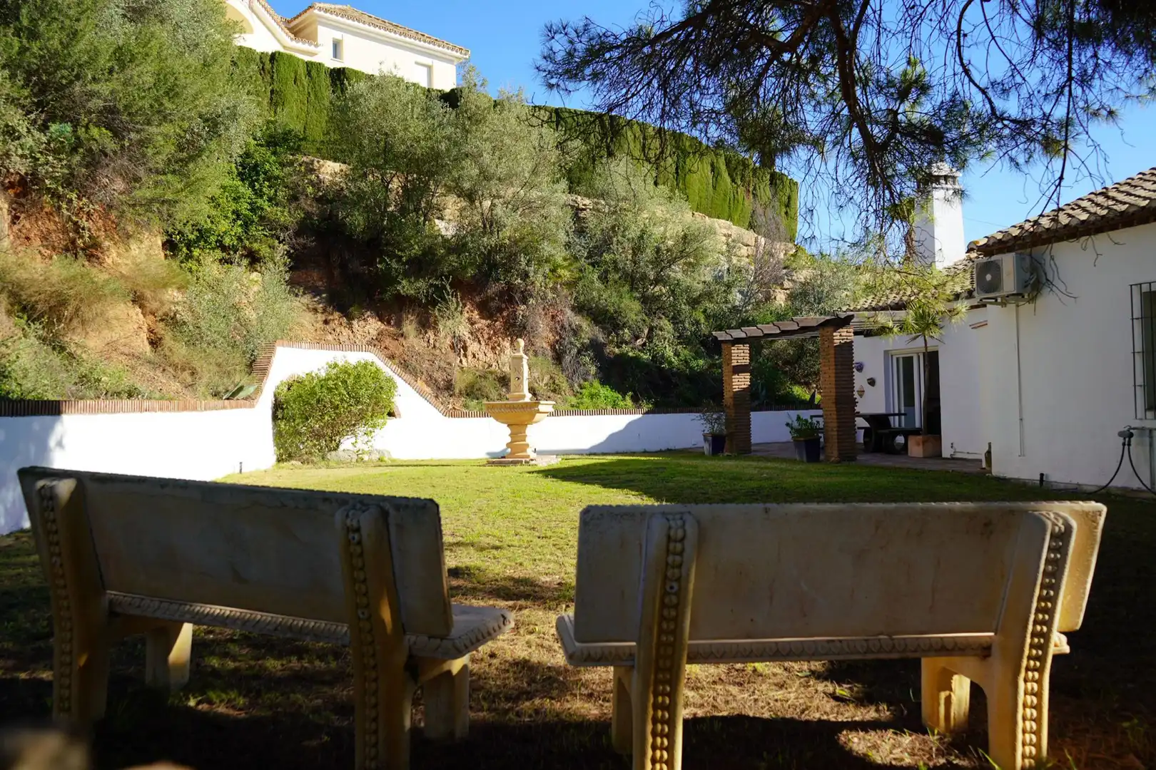 Jardín de Casa o chalet en venta en Mijas con Aire acondicionado, Jardín privado y Terraza