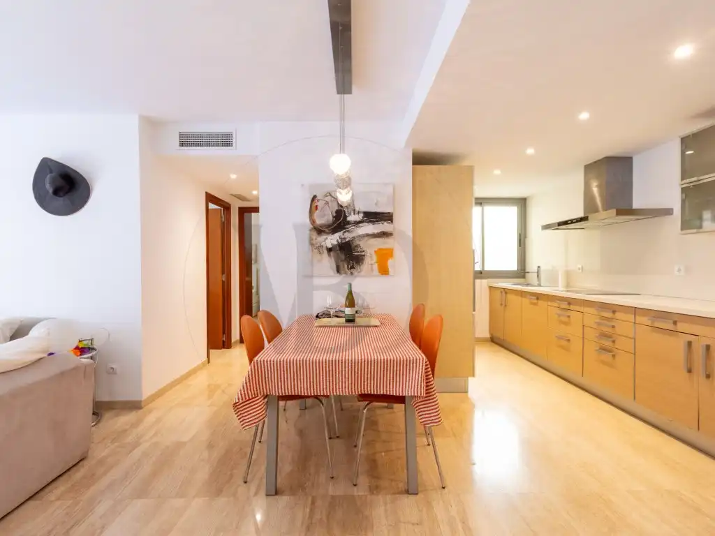 Cocina de Apartamento de alquiler en Eivissa con Aire acondicionado, Terraza y Piscina comunitaria