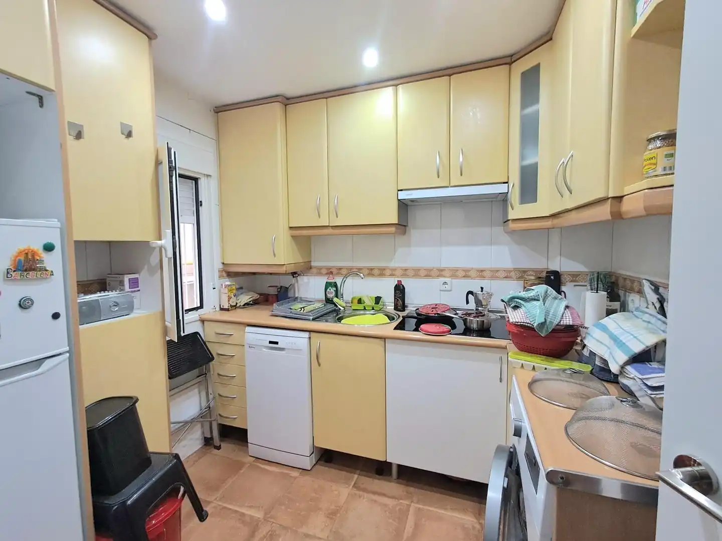 Kitchen of Flat for sale in Madrid  with Air Conditioner, Heating and Terrace