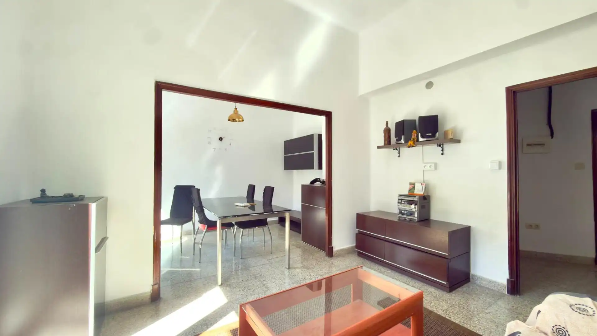 Living room of Flat for sale in Ribadavia  with Heating, Furnished and Balcony