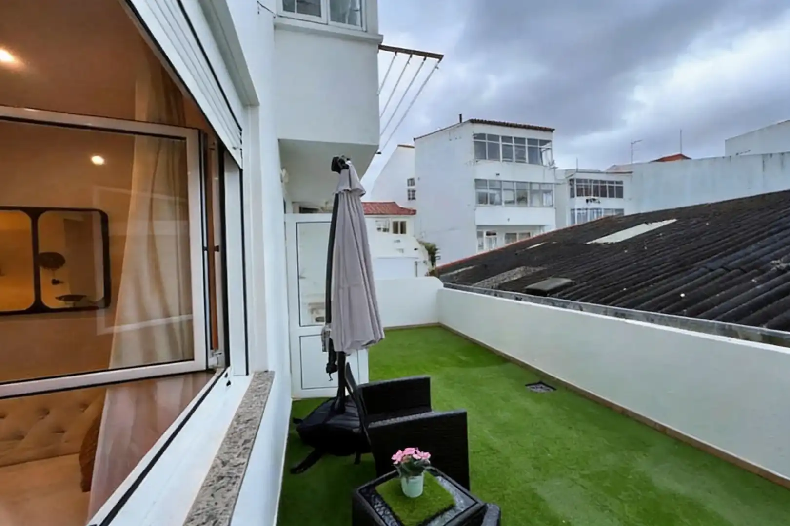 Exterior view of Flat for rent in Ferrol  with Heating, Terrace and Furnished