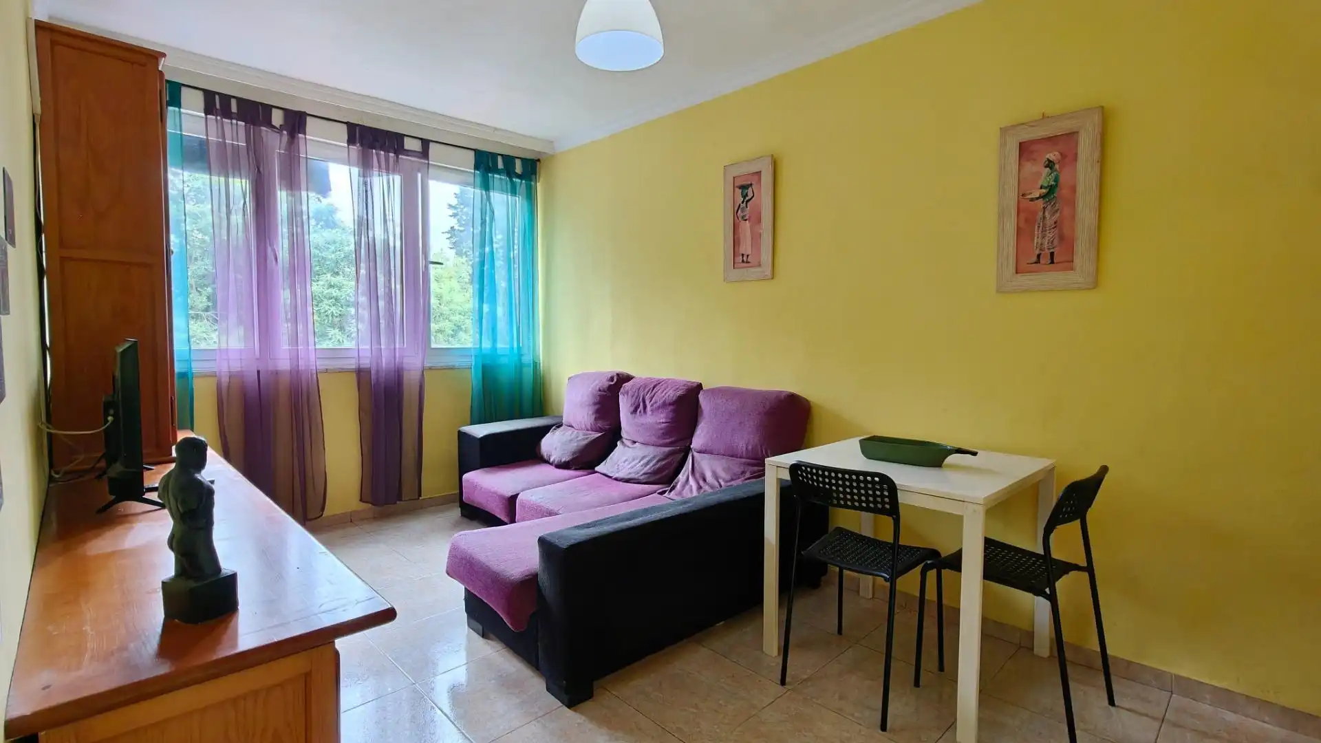 Living room of Flat for sale in Avilés  with Furnished