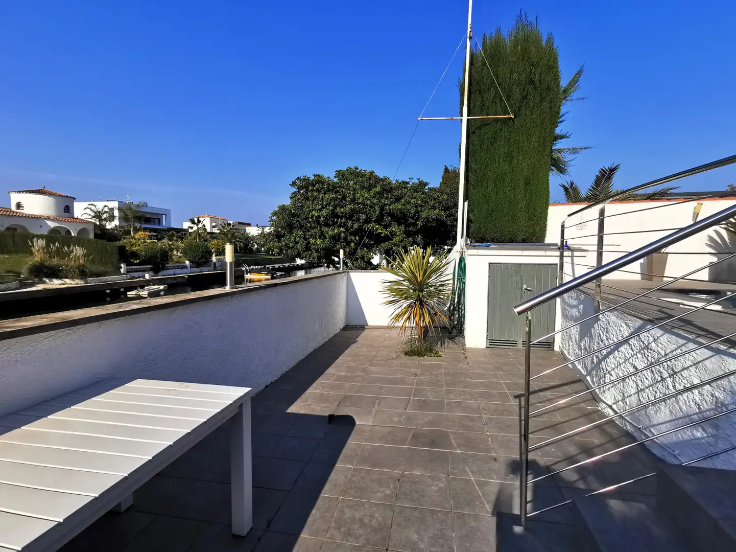 Terraza de Casa o chalet en venta en Empuriabrava con Aire acondicionado, Calefacción y Jardín privado