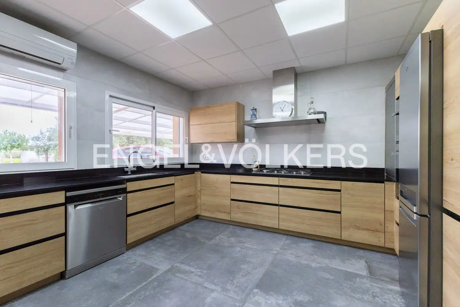 Cocina de Casa o chalet en venta en Enguera con Aire acondicionado, Calefacción y Jardín privado