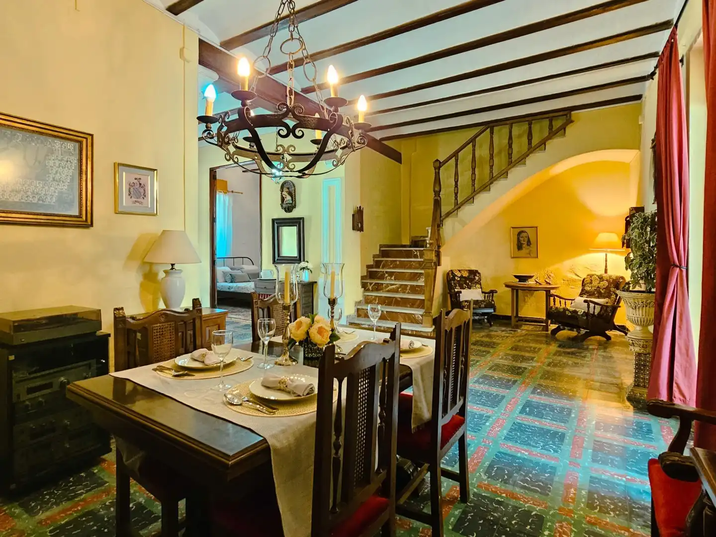 Comedor de Finca rústica en venta en La Llosa de Ranes con Aire acondicionado, Jardín privado y Terraza