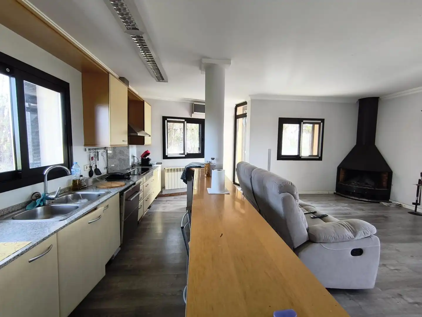 Cocina de Casa o chalet en venta en Bell-lloc d'Urgell con Calefacción, Jardín privado y Terraza