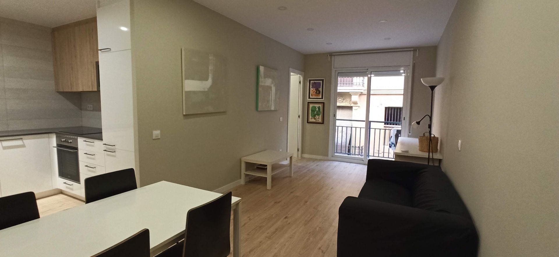 Living room of Flat to rent in  Barcelona Capital  with Air Conditioner, Heating and Furnished