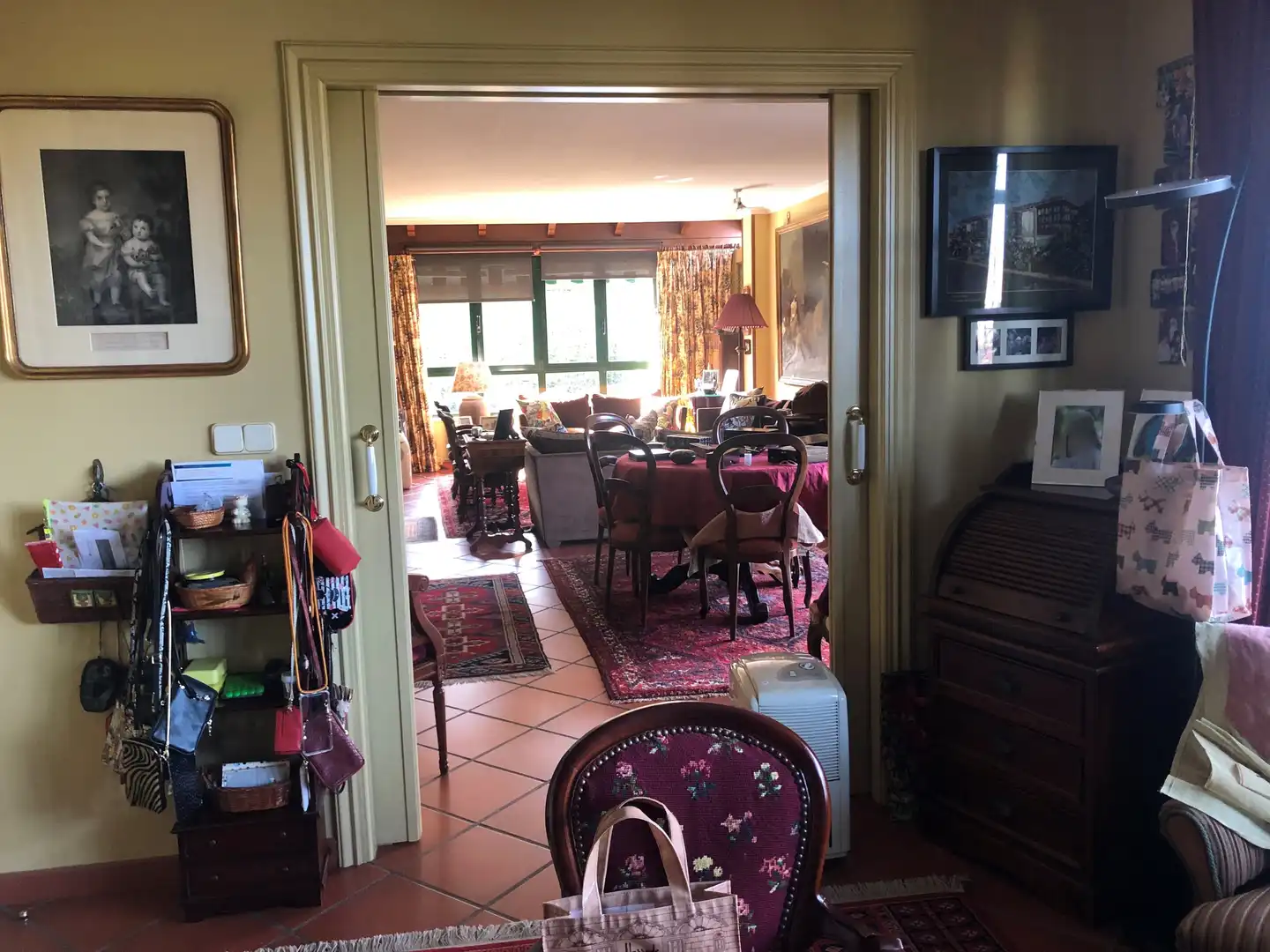 Esszimmer von Haus oder Chalet zum Verkauf in Oleiros mit Privatgarten, Parkett und Terrasse