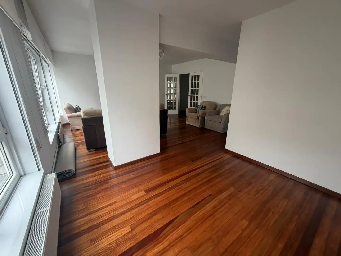 Living room of Flat for sale in A Coruña Capital   with Parquet flooring, Furnished and Oven