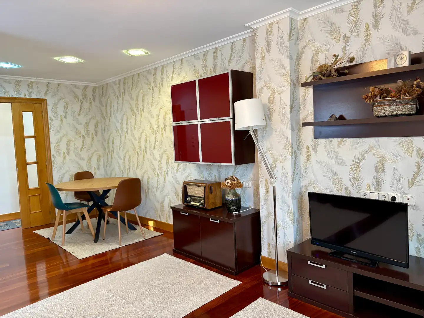 Wohnzimmer von Wohnung zum Verkauf in Mutriku mit Heizung, Terrasse und Möbliert