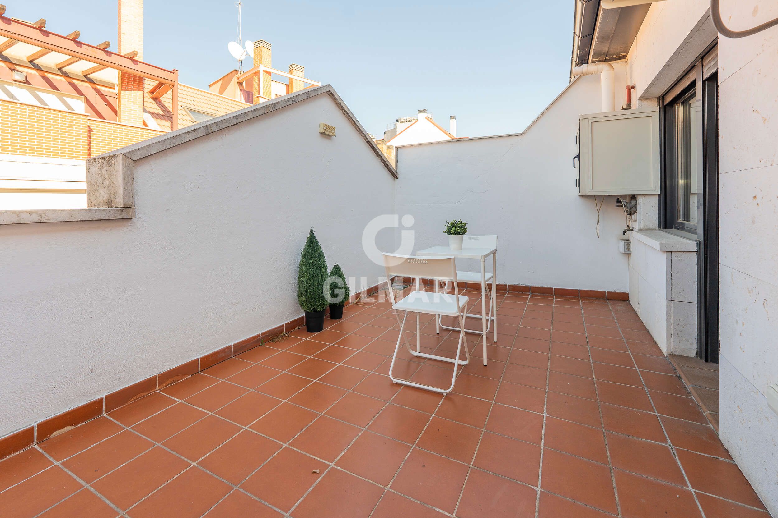 Terrace of Attic for sale in  Madrid Capital  with Heating, Private garden and Storage room