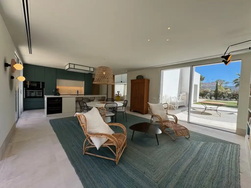 Sala de estar de Casa o chalet en venta en Calvià con Aire acondicionado, Jardín privado y Terraza