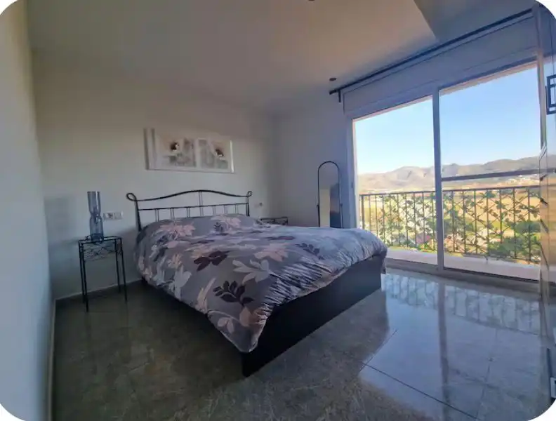Bedroom of Flat for sale in Roses  with Air Conditioner and Balcony