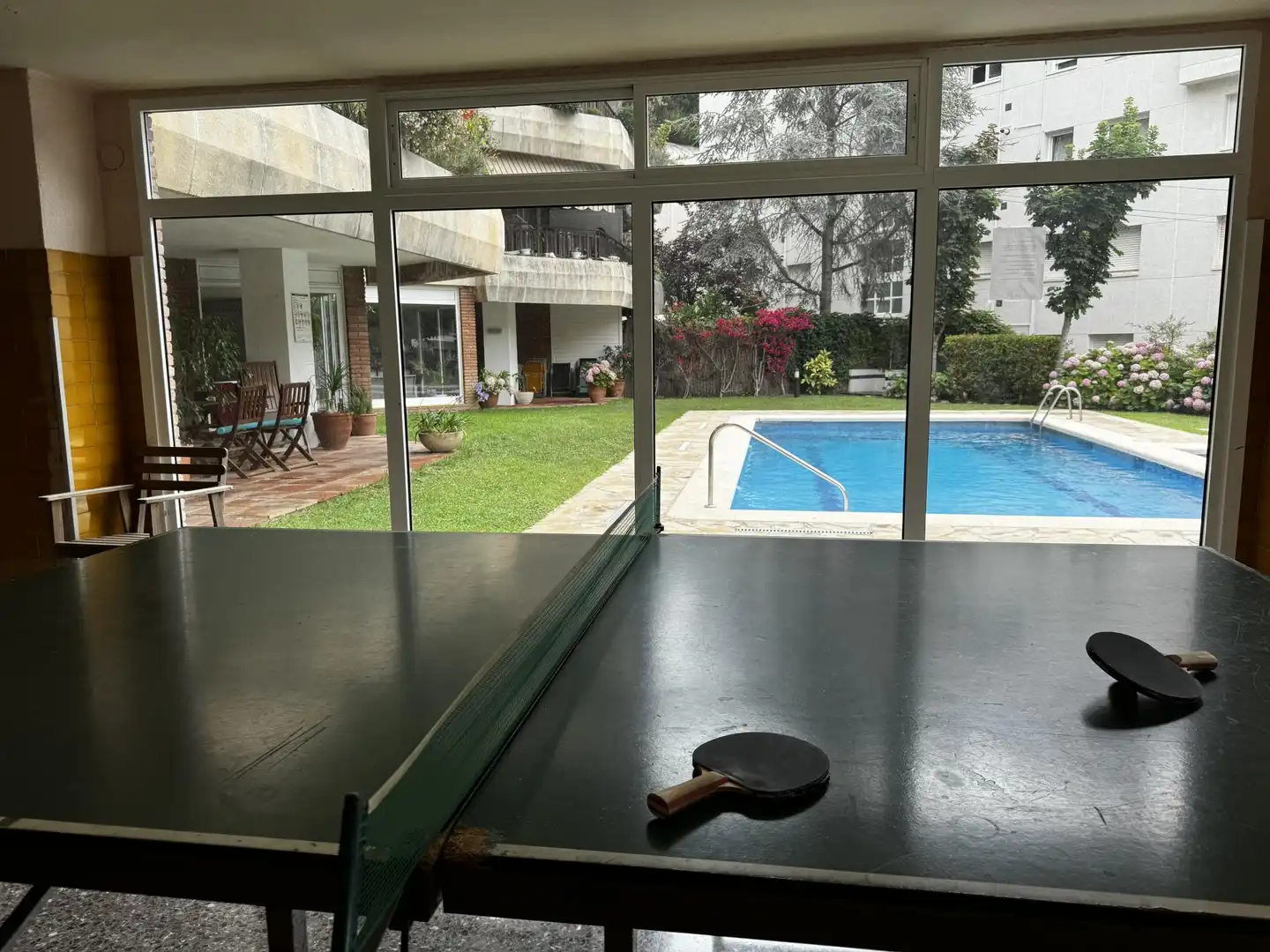 Piscina de Apartamento de alquiler en Caldes d'Estrac con Calefacción, Jardín privado y Terraza