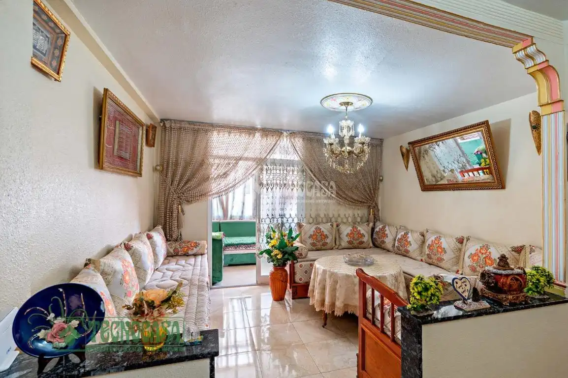 Sala de estar de Piso en venta en El Ejido con Aire acondicionado, Terraza y Amueblado
