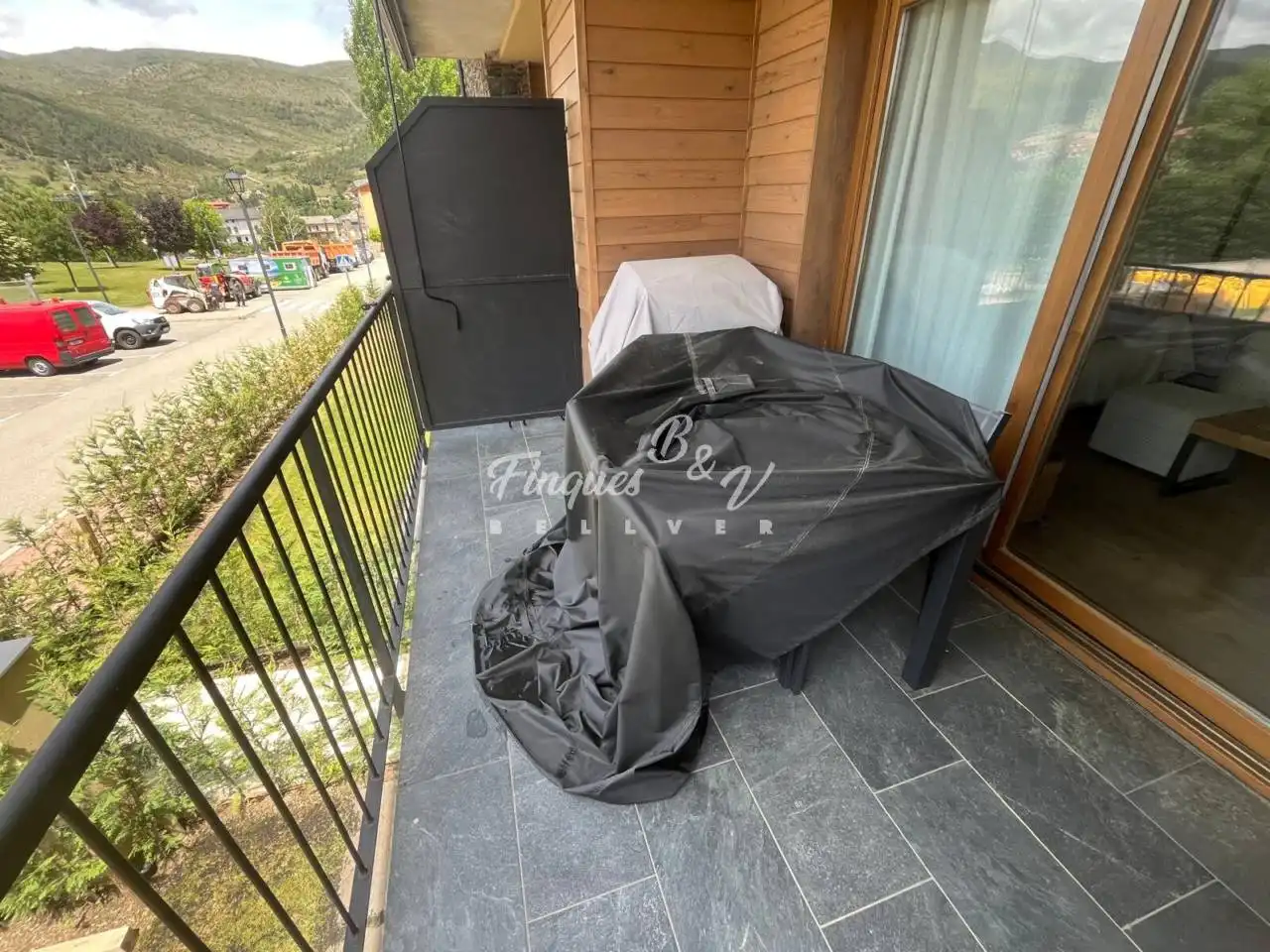 Terrasse von Wohnungen zum Verkauf in Bellver de Cerdanya mit Klimaanlage, Heizung und Parkett