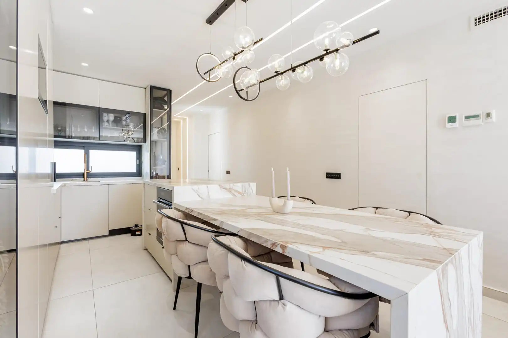 Cocina de Ático en venta en Mijas con Aire acondicionado, Calefacción y Jardín privado