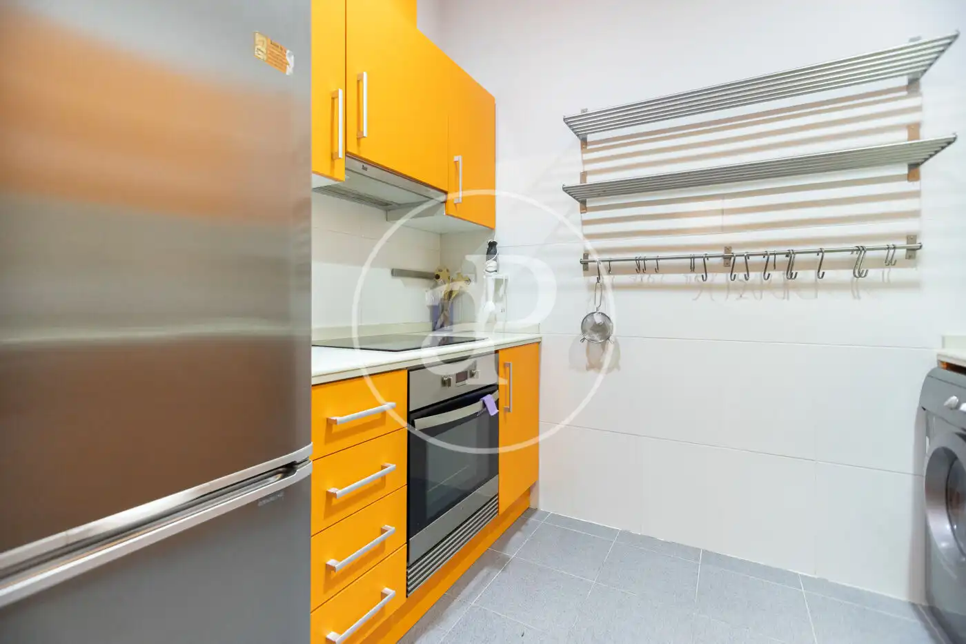Küche von Wohnung zur Miete in Valencia mit Klimaanlage, Heizung und Möbliert