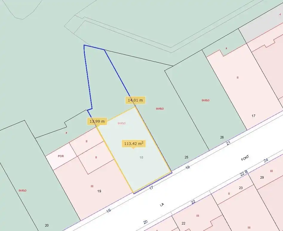 Residential land for sale in Carrer de la Font de Santa Margarida 17