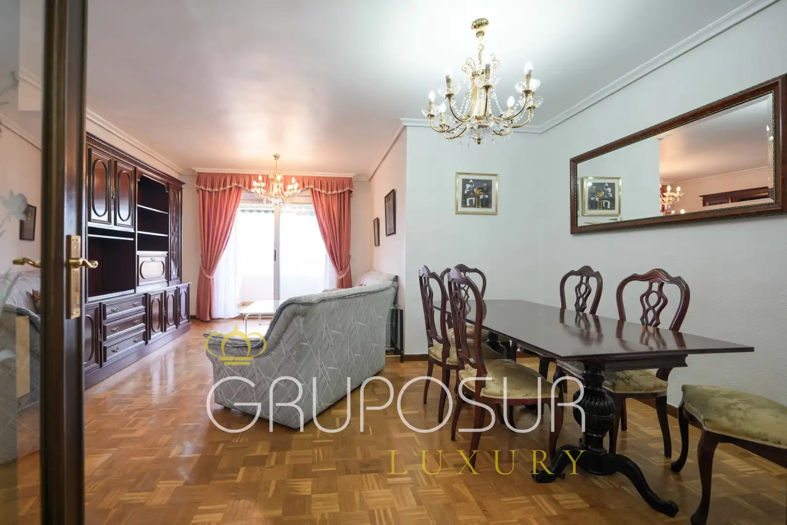 Wohnzimmer von Wohnung zum Verkauf in Valladolid mit Heizung, Privatgarten und Parkett