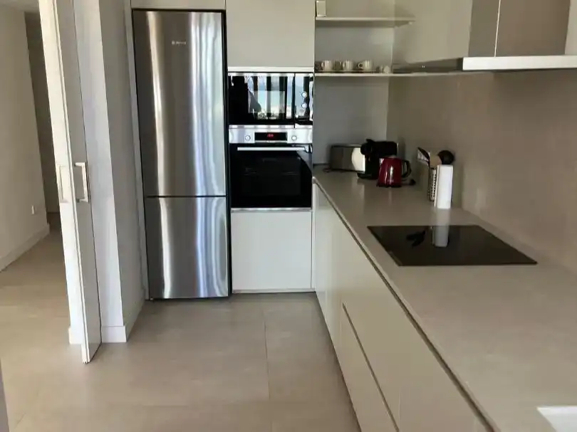 Kitchen of Flat for rent in Pollença  with Air Conditioner, Private garden and Furnished