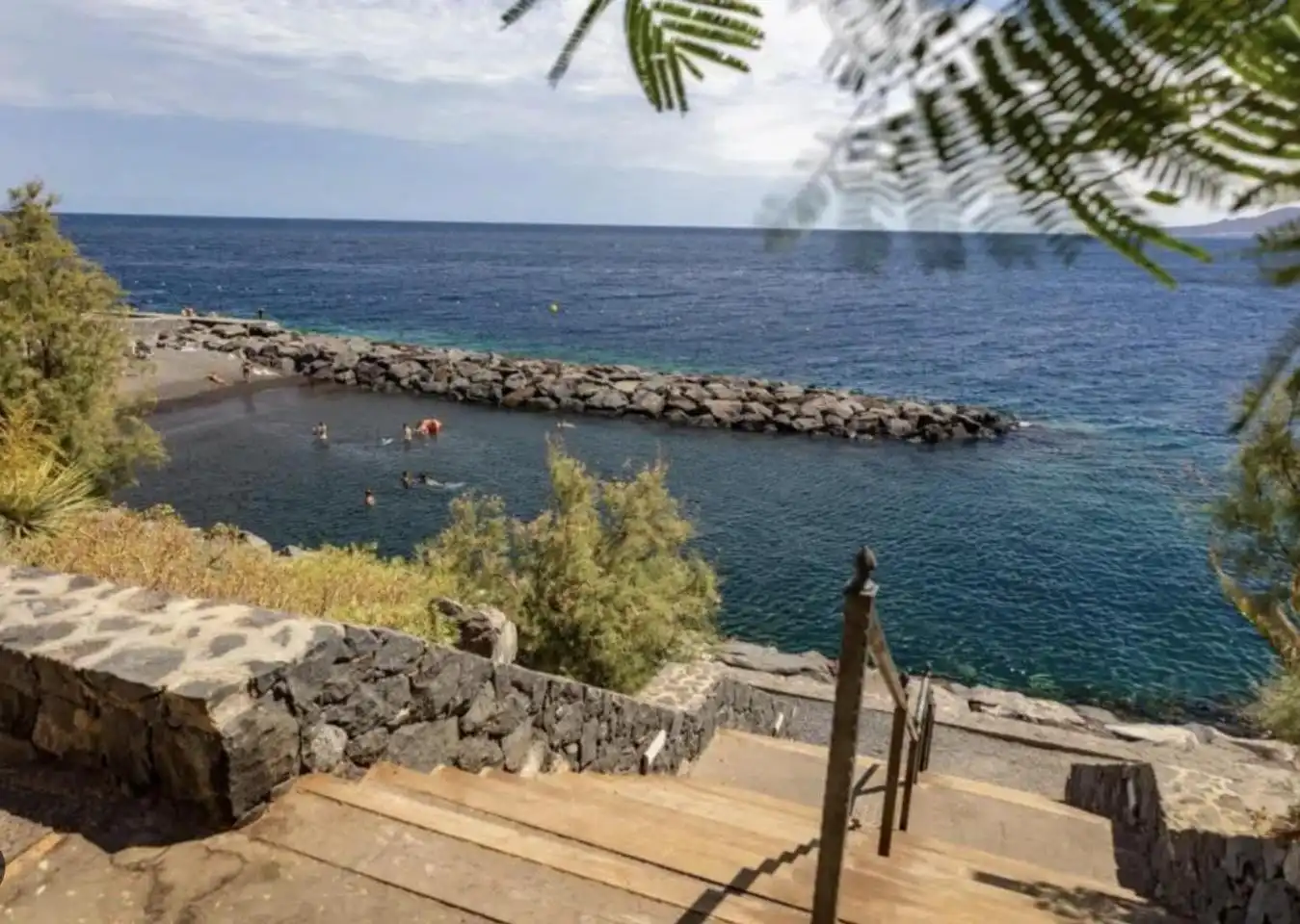 Vista exterior de Casa o chalet en venta en El Rosario con Jardín privado, Terraza y Piscina