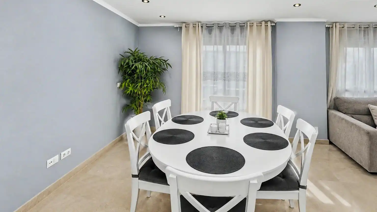 Dining room of Flat for sale in Oliva  with Air Conditioner, Heating and Terrace