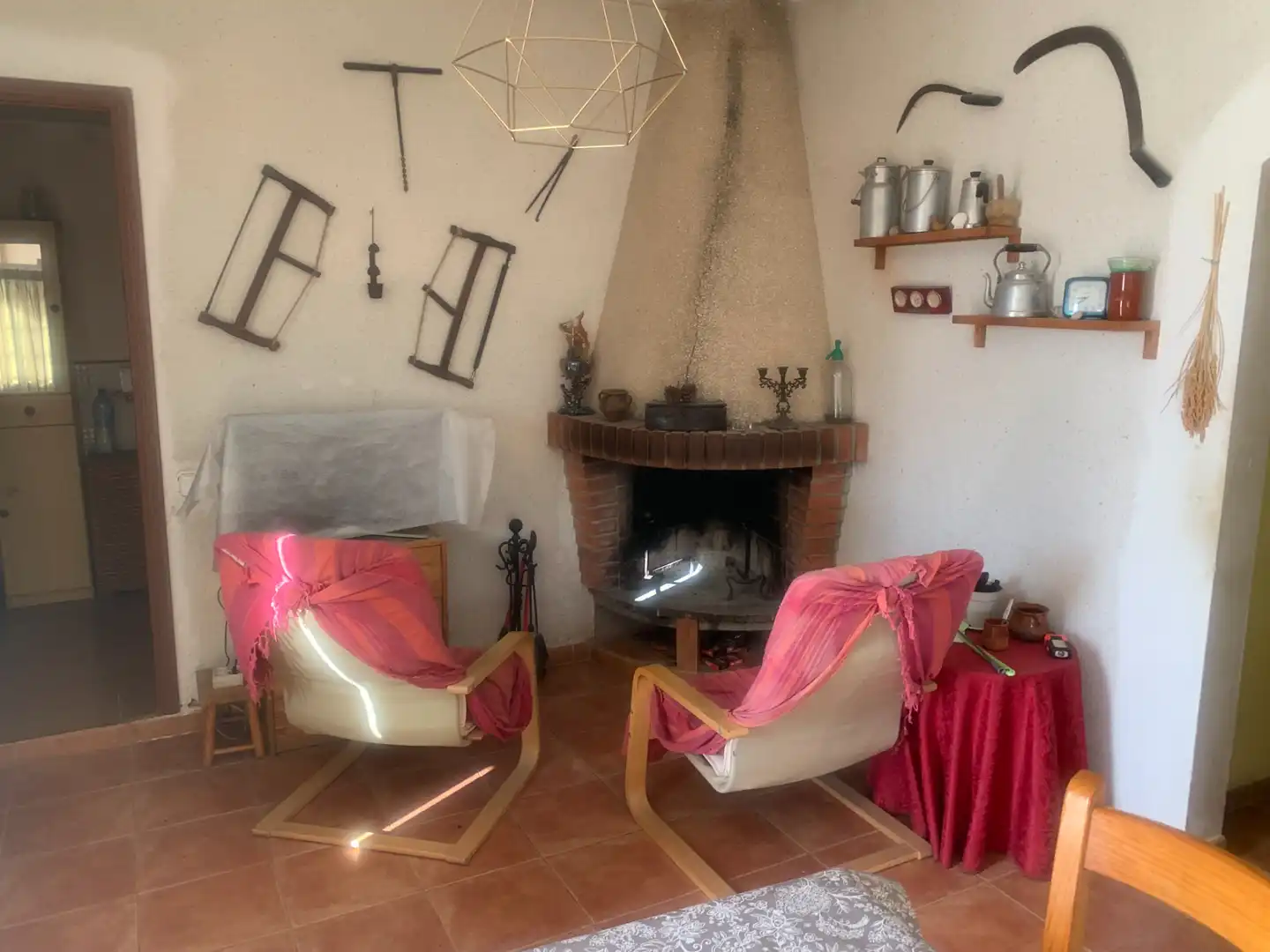 Sala d'estar de Finca rústica en venda en Camarles
