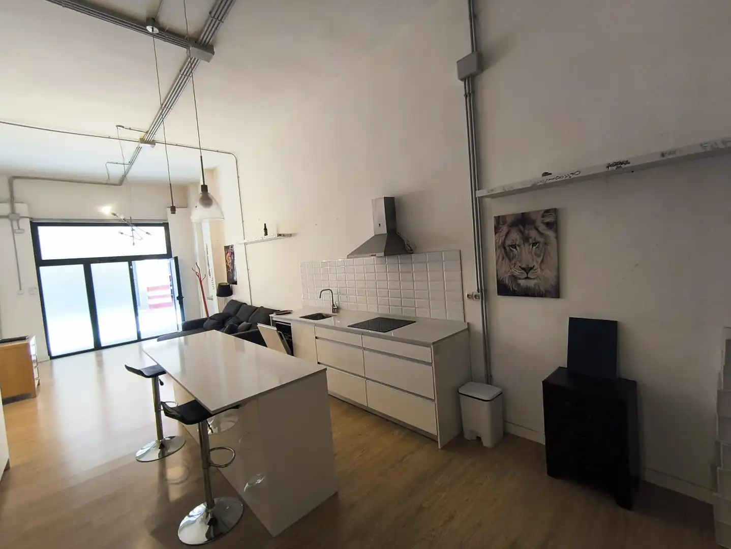 Cocina de Apartamento en venta en Madrid con Calefacción, Parquet y Amueblado