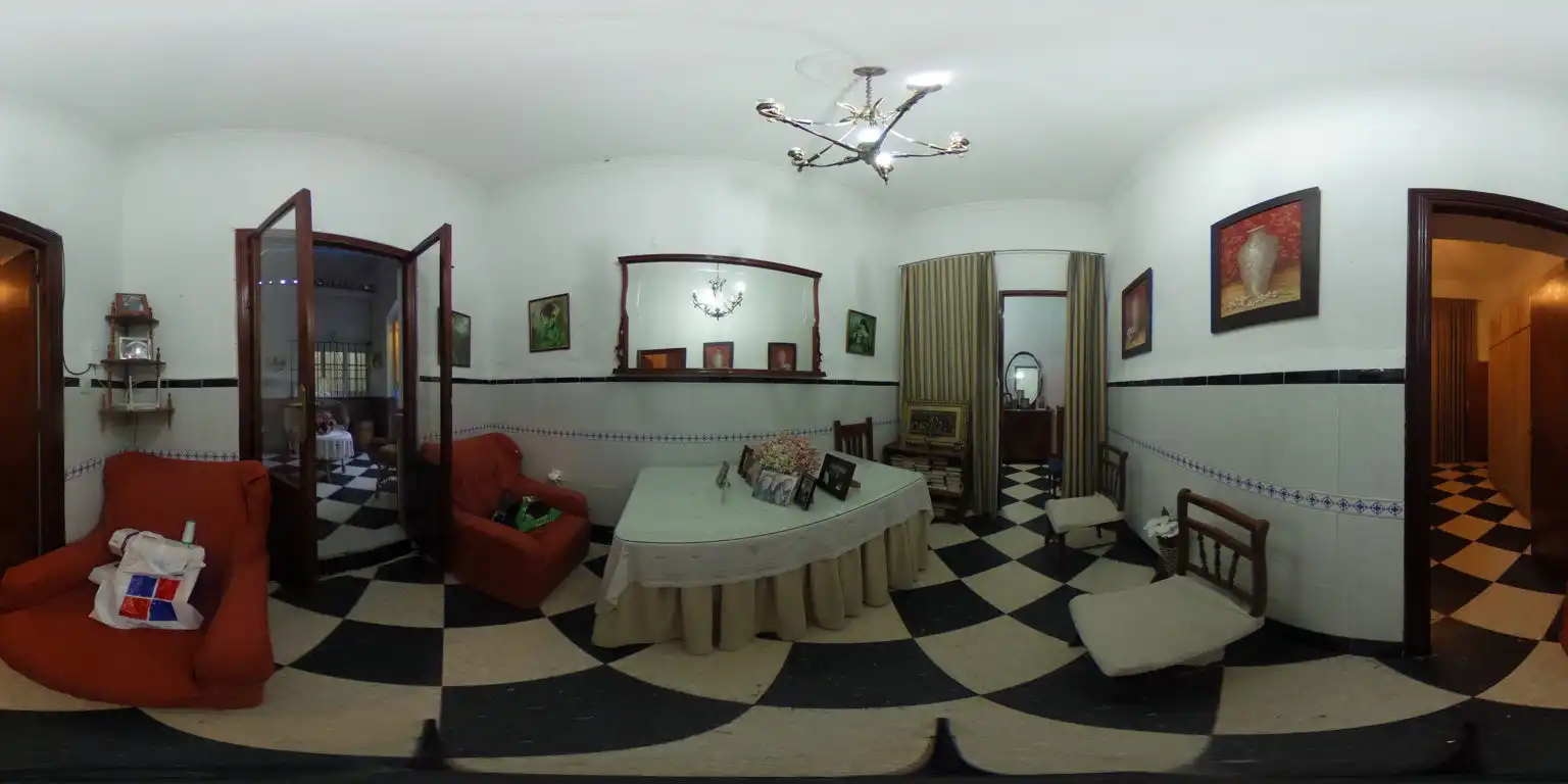 Sala de estar de Casa o chalet en venta en Lora del Río con Aire acondicionado, Calefacción y Terraza