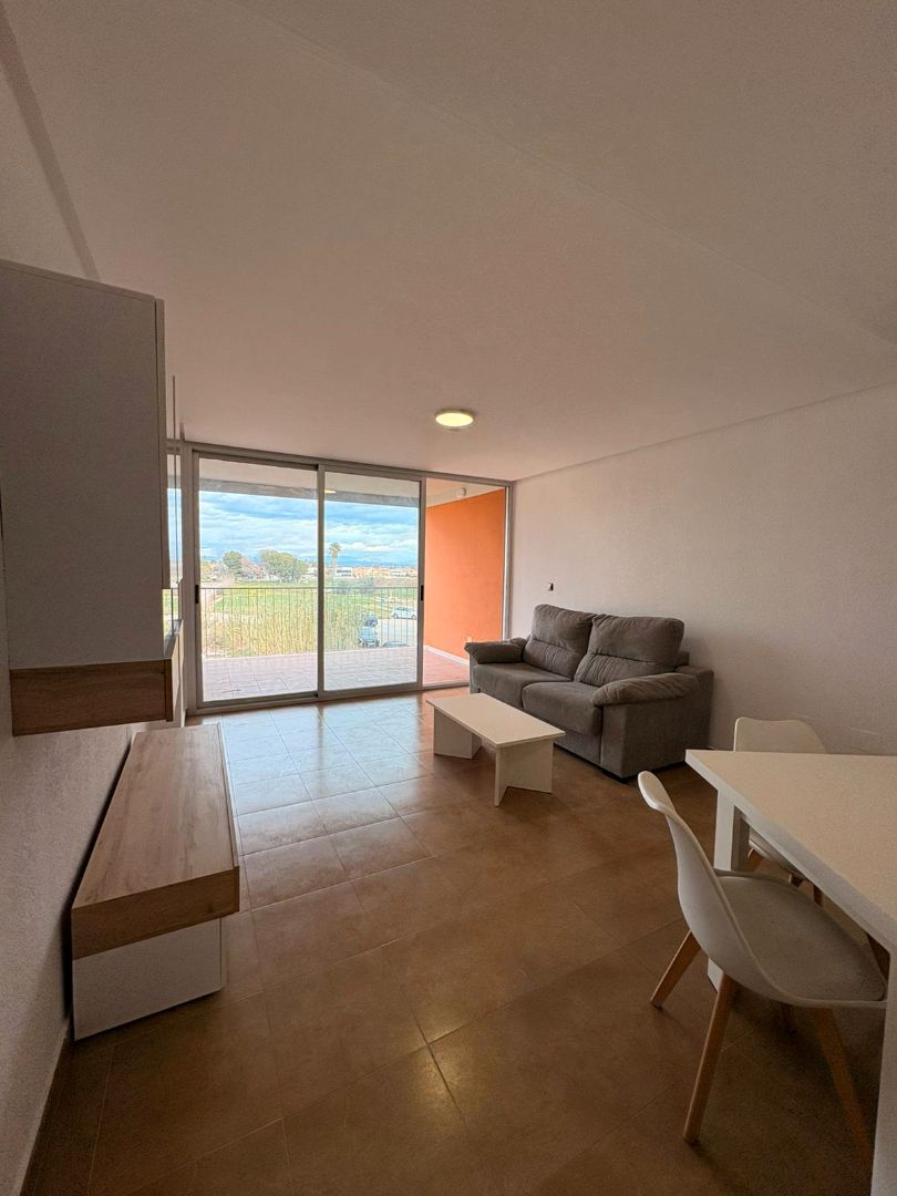 Living room of Flat to rent in Almoradí  with Air Conditioner, Furnished and Oven