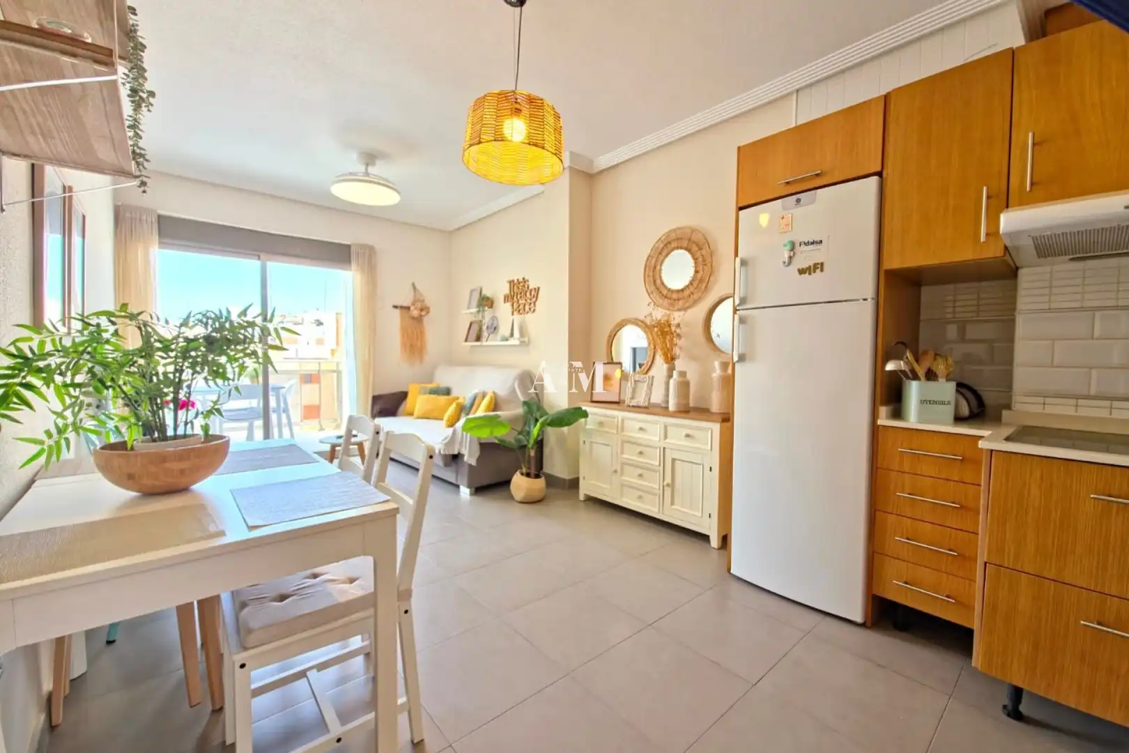 Cocina de Piso de alquiler en Guardamar del Segura con Aire acondicionado, Calefacción y Terraza