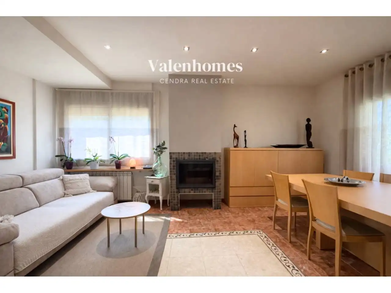 Sala de estar de Casa o chalet en venta en Vilanova del Vallès con Aire acondicionado, Calefacción y Jardín privado
