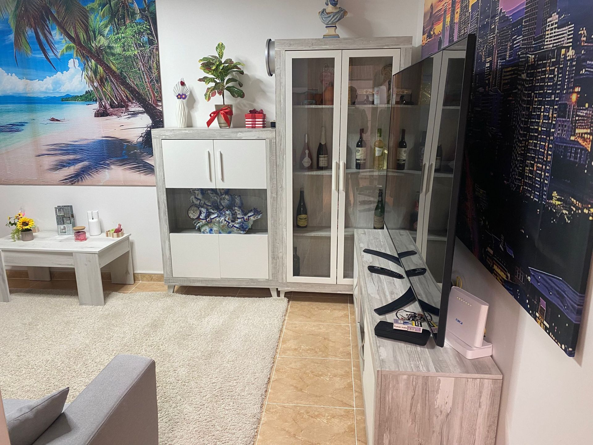 Sala d'estar de Pis en venda en Roquetas de Mar