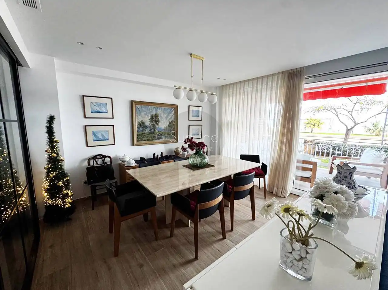 Esszimmer von Wohnung zum Verkauf in Gandia mit Klimaanlage, Terrasse und Möbliert