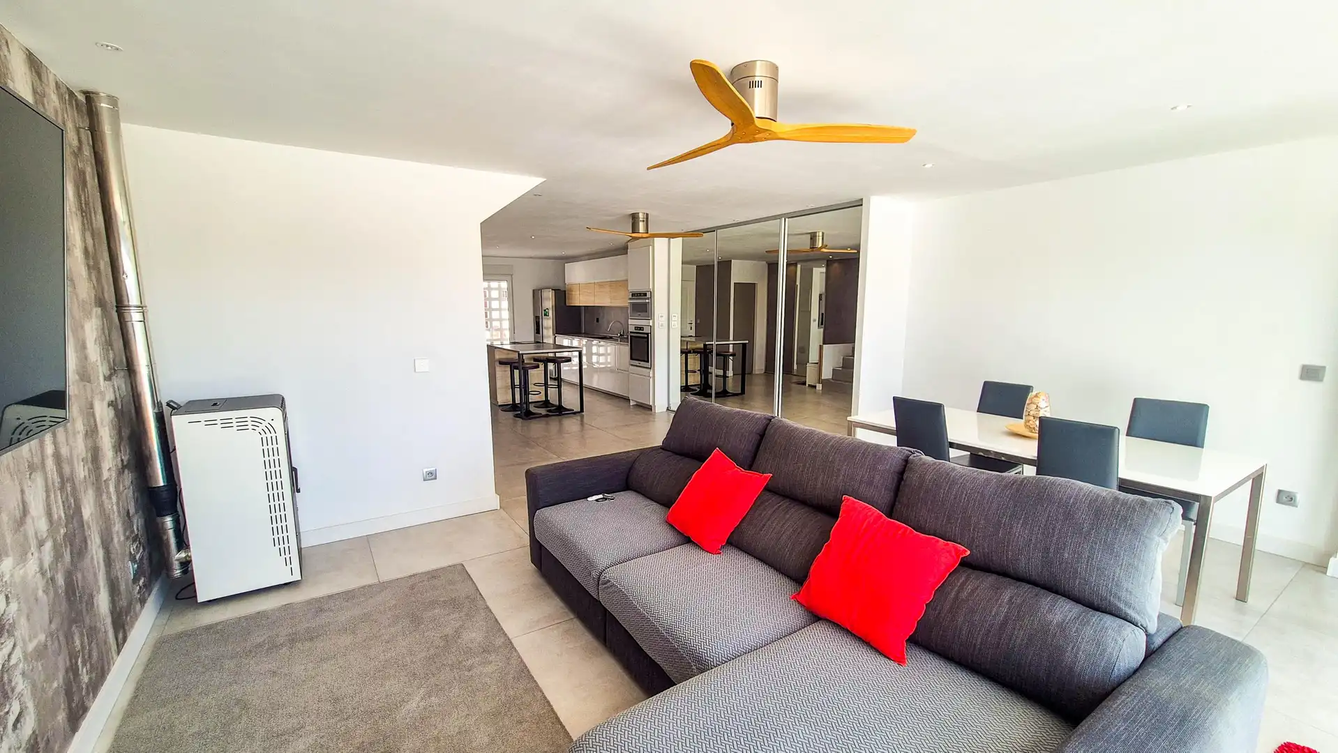 Living room of Detached homes for sale in Mijas  with Community pool