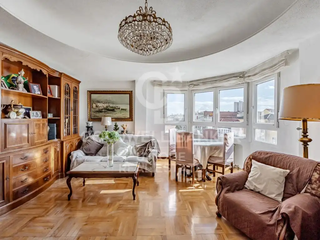 Sala de estar de Piso en venta en Madrid con Terraza
