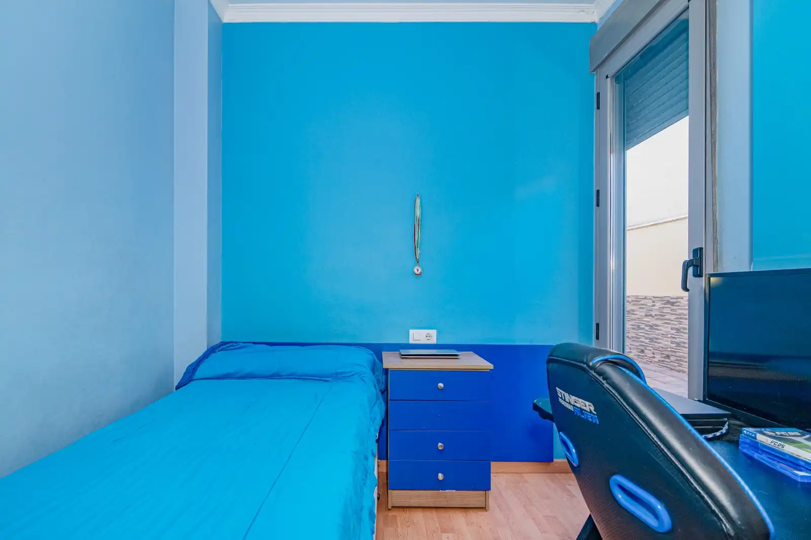 Schlafzimmer von Wohnung zum Verkauf in Peligros mit Klimaanlage, Heizung und Parkett