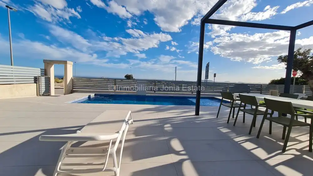Piscina de Casa o chalet en venta en Mutxamel con Aire acondicionado, Jardín privado y Terraza