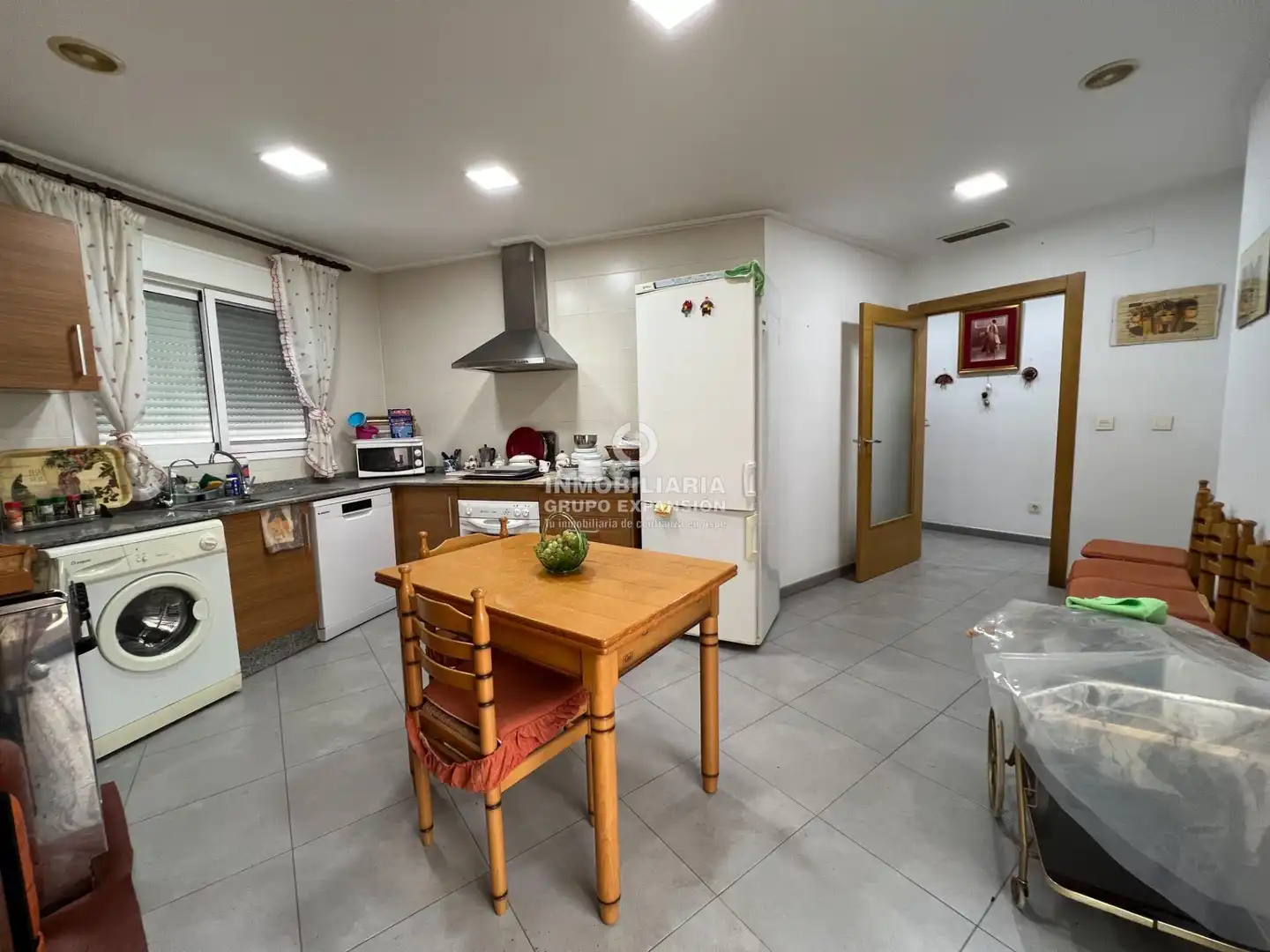 Cocina de Piso en venta en Aspe con Terraza, Trastero y Amueblado