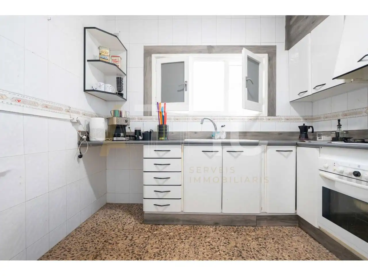 Cuina de Casa o xalet en venda en Sabadell amb Calefacció, Terrassa i Traster
