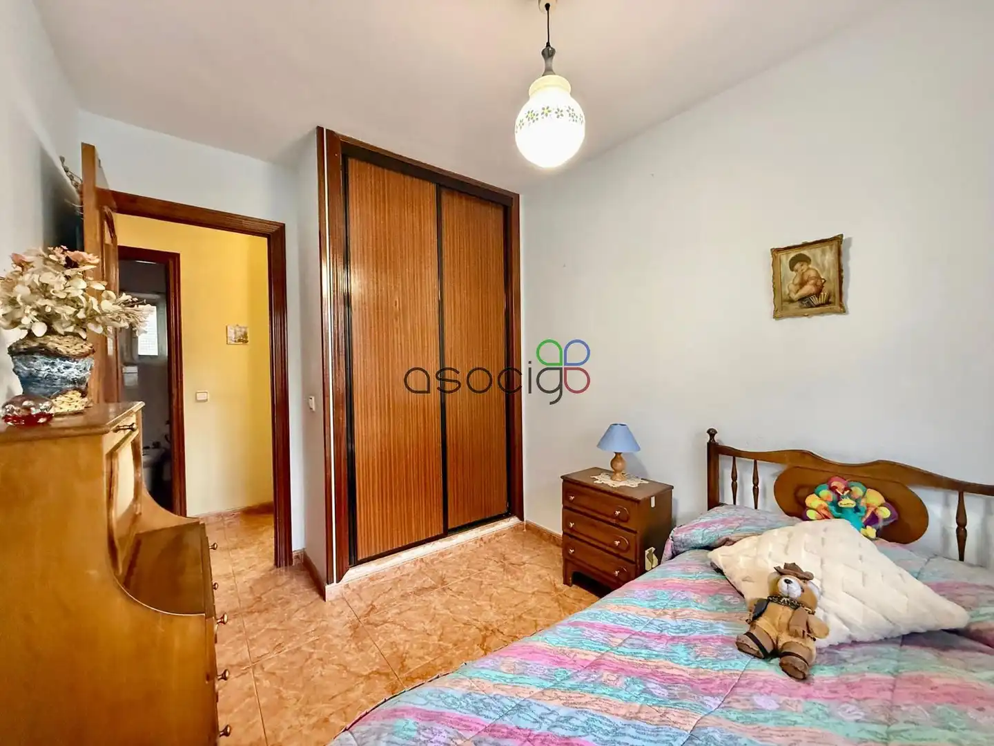 Bedroom of Flat for sale in Guadalajara  with Heating and Terrace