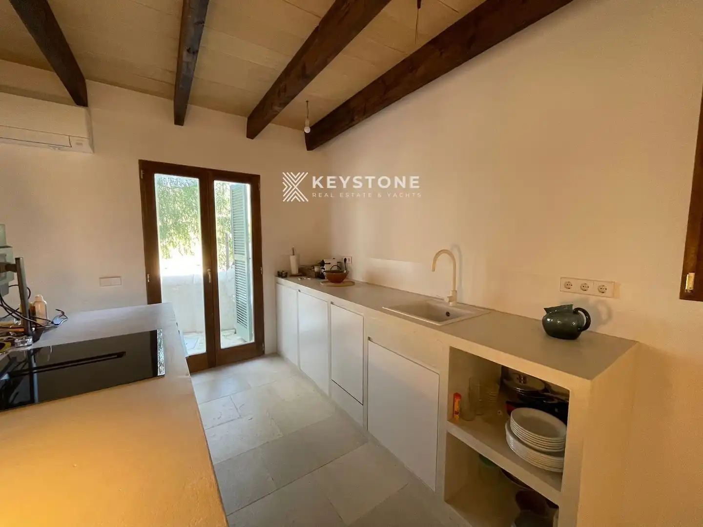 Cocina de Casa o chalet de alquiler en Estellencs con Aire acondicionado, Terraza y Amueblado