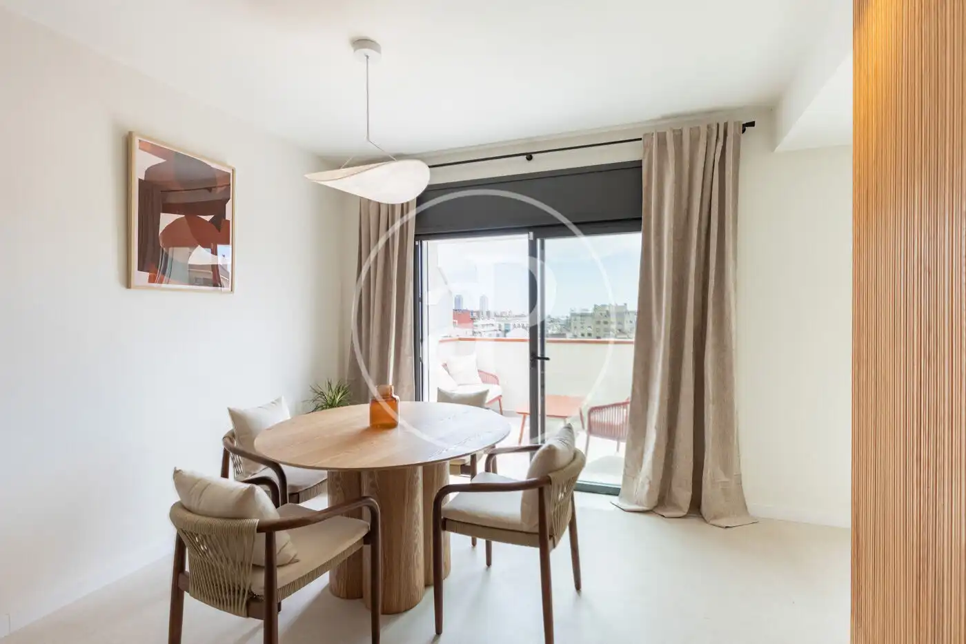 Esszimmer von Wohnung zum Verkauf in Barcelona mit Klimaanlage, Heizung und Terrasse