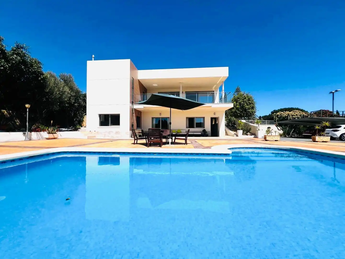 Piscina de Casa o xalet en venda en Elche / Elx amb Aire condicionat, Calefacció i Jardí privat