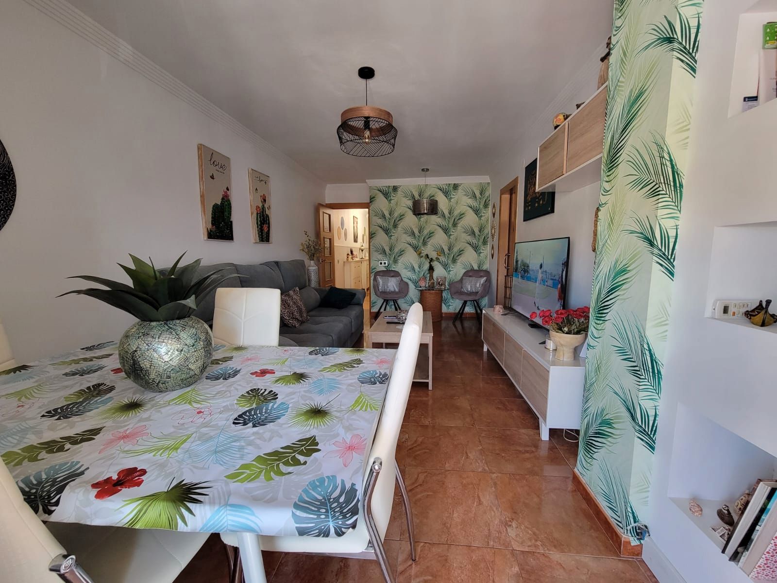 Living room of Flat for sale in Málaga Capital  with Air Conditioner