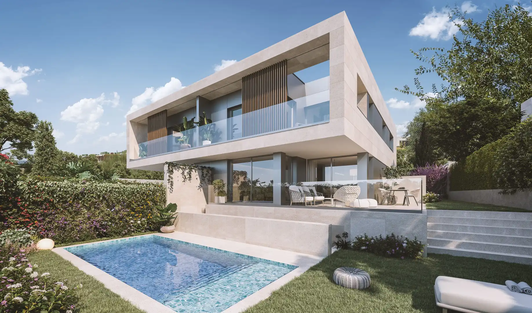 Doppelhaushälfte mit Pool zum Verkauf in Calle del Marqués de la Victoria 15