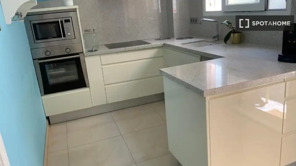 Kitchen of Flat for rent in Cullera  with Air Conditioner, Heating and Furnished