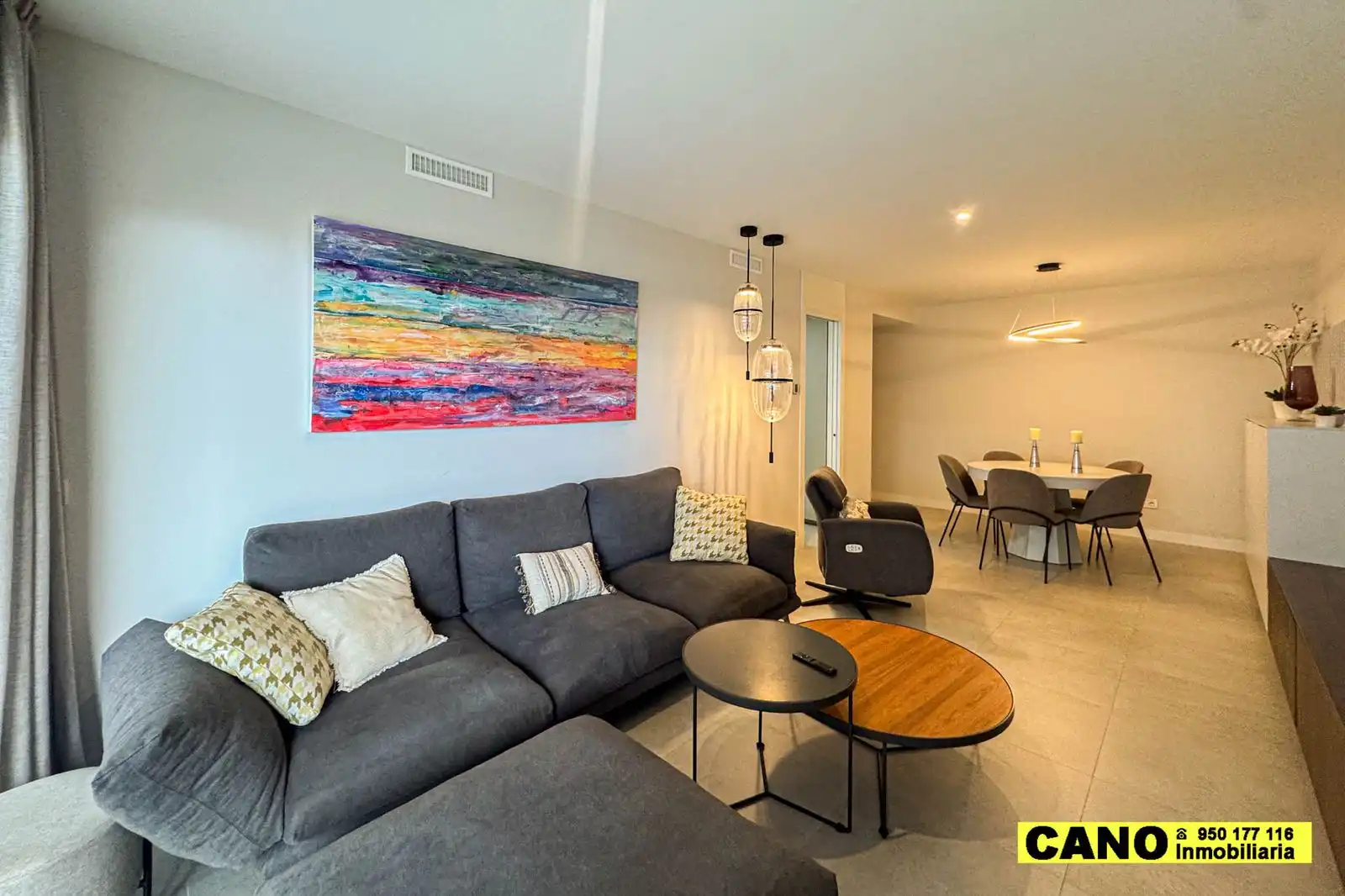 Living room of Flat for sale in Almería  with Terrace, Storage room and Swimming Pool
