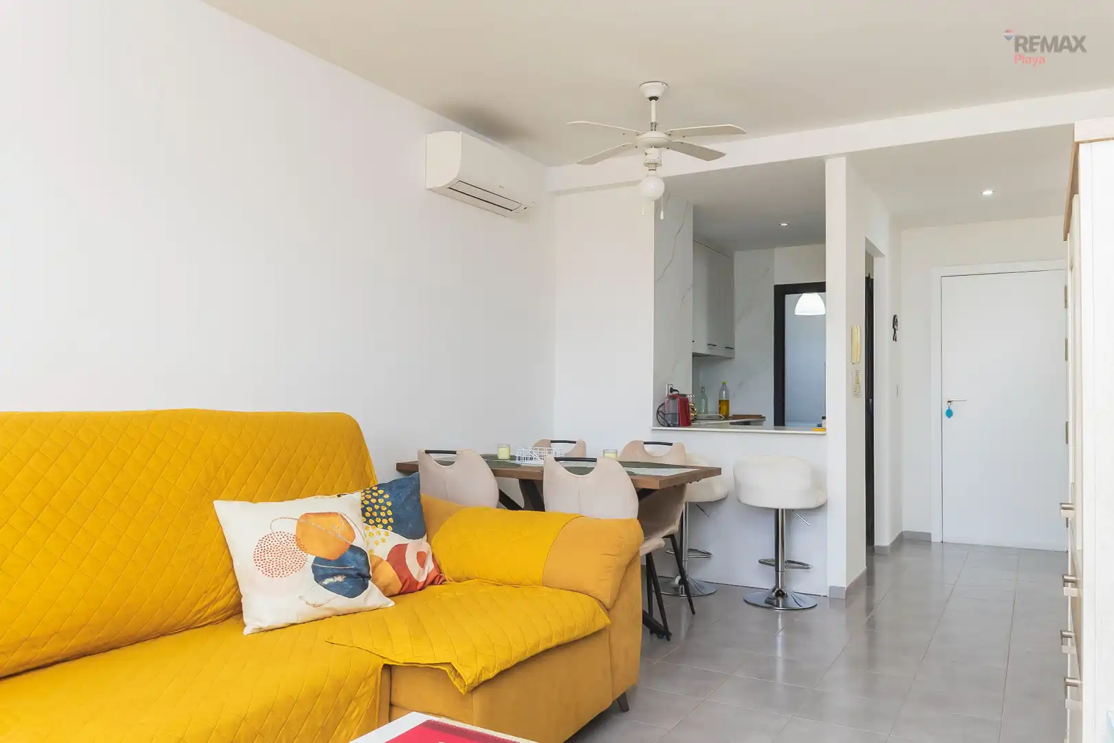 Living room of Apartments for sale in Vera  with Air Conditioner, Private garden and Terrace